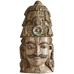 Арт-объект на стену Маска из массива акации Acacia Mask варинант исполнения - 6 | Loft Concept в Барнауле