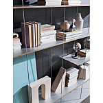 Модульный навесной стеллаж GRADUATE Bookshelves варинант исполнения - 5 | Loft Concept в Барнауле