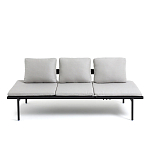 Диван-шезлонг черный Annet варинант исполнения - 1 | Loft Concept в Барнауле