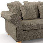 Мебельная ткань Шенилл коричневый цвет 138 см T4-28 варинант исполнения - 4 | Loft Concept в Барнауле