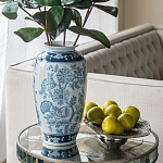 Ваза с синим цветочным орнаментом Blue & White Ornament  варинант исполнения - 4 | Loft Concept в Барнауле