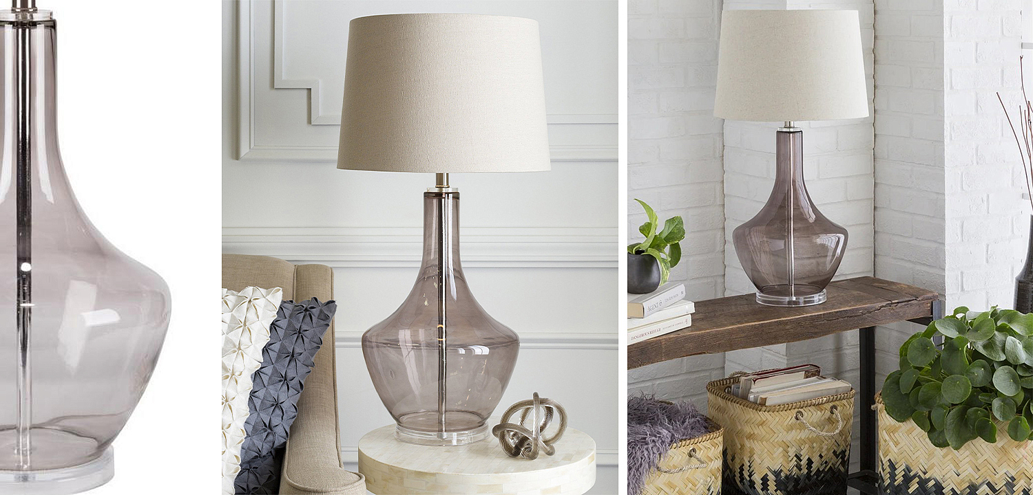 Настольная лампа Fantina Table lamp gray Настольная лампа Fantina Table lamp gray - Loft-Concept в Барнауле