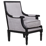 Кресло Harry Armchair black and grey velour варинант исполнения - 1 | Loft Concept в Барнауле