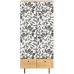 Шкаф с принтом Leaf bouquet варинант исполнения - 2 | Loft Concept в Барнауле