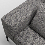 Мебельная ткань Шенилл серый цвет 142 см T4-46 варинант исполнения - 9 | Loft Concept в Барнауле