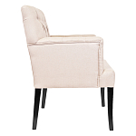 Кресло Addison Chic Armchair beige flax варинант исполнения - 1 | Loft Concept в Барнауле