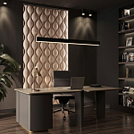 Гипсовая 3D панель с принтографией PM-108 варинант исполнения - 6 | Loft Concept в Барнауле