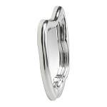 Зеркало в серебряной раме Liquid Iron варинант исполнения - 2 | Loft Concept в Барнауле