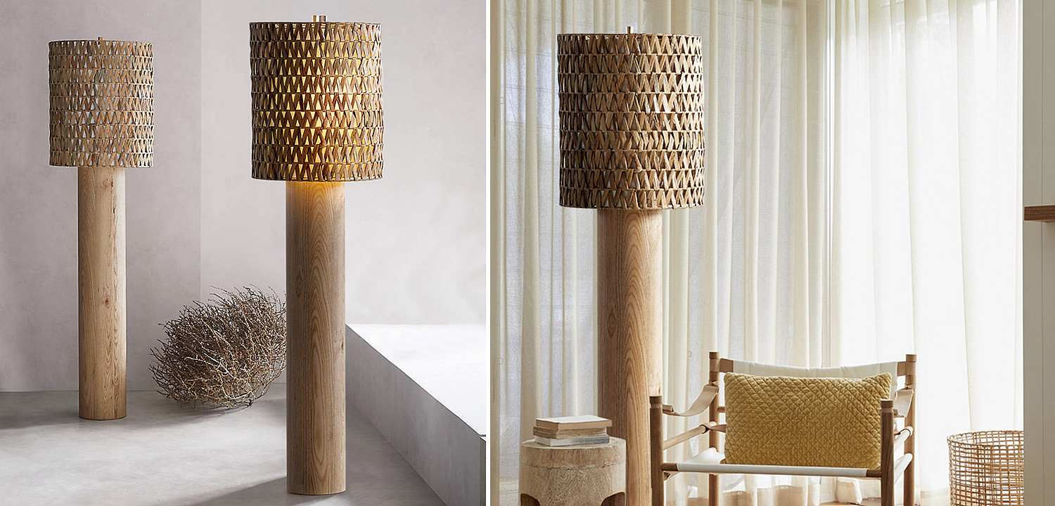 Торшер Wicker Furniture Tenny Floor Lamp Торшер Wicker Furniture Tenny Floor Lamp - Loft-Concept в Барнауле