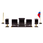 Настольный письменный набор из нефрита на ножках Executive Recruitment варинант исполнения - 5 | Loft Concept в Барнауле