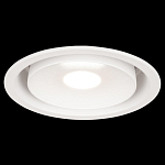 Встраиваемый спот светодиодный белого цвета круглой формы из металла Pure Circle  варинант исполнения - 1 | Loft Concept в Барнауле