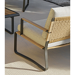 Дизайнерское уличное кресло на металлическом каркасе PHOENIX Armchair варинант исполнения - 6 | Loft Concept в Барнауле