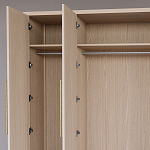 Большой Шкаф Primo Светлый дуб с 3 дверьми и 3 выдвижными ящиками варинант исполнения - 5 | Loft Concept в Барнауле