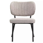 Стул мягкий с серо-бежевой буклированной обивкой Inspiration from Provence варинант исполнения - 1 | Loft Concept в Барнауле