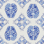 Плитка с узором Мозг варинант исполнения - 1 | Loft Concept в Барнауле