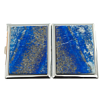 Портсигар с газовой зажигалкой из натурального камня Лазурит Stone Cigarettes Cases варинант исполнения - 4 | Loft Concept в Барнауле