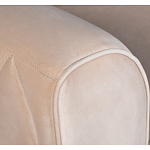 Кресло велюровое бежевое Cubic Silhouette варинант исполнения - 3 | Loft Concept в Барнауле