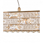 Люстра волнистой формы с текстурной огранкой Reflection of Reality варинант исполнения - 4 | Loft Concept в Барнауле