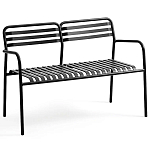 Скамья из алюминия Mack Metal Bench Black варинант исполнения - 1 | Loft Concept в Барнауле