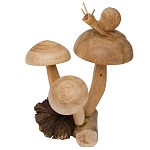 Статуэтка из дерева улитка Animals of the World варинант исполнения - 2 | Loft Concept в Барнауле