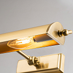 Светильник для картин цвета состаренная латунь с широким плафоном на прямоугольном основании Elstead Lighting варинант исполнения - 8 | Loft Concept в Барнауле