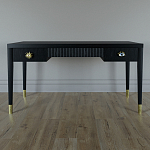 Письменный стол Elsa Dreams Black Шпон дерево с двумя ящиками варинант исполнения - 1 | Loft Concept в Барнауле