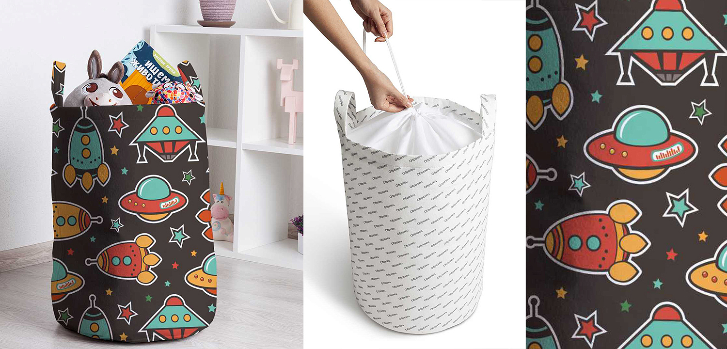 Корзина Space Pattern Basket Корзина Space Pattern Basket - Loft-Concept в Барнауле