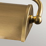 Светильник для картин цвета состаренная латунь с широким плафоном на прямоугольном основании Elstead Lighting варинант исполнения - 11 | Loft Concept в Барнауле