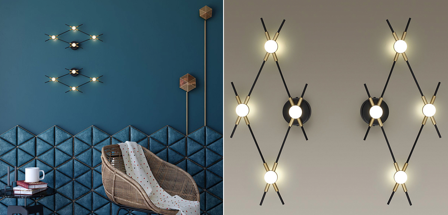Бра Ake Rhombus Sconce Бра Ake Rhombus Sconce - Loft-Concept в Барнауле