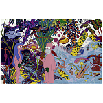 Homer Simpson in Paradise картина акрил на холсте варинант исполнения - 4 | Loft Concept в Барнауле