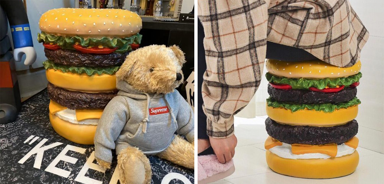 Приставной табурет Гамбургер Hamburger Stool Приставной табурет Гамбургер Hamburger Stool - Loft-Concept в Барнауле
