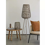 Торшер с плетеным металлическим плафоном Wicker Iron Lamp варинант исполнения - 2 | Loft Concept в Барнауле