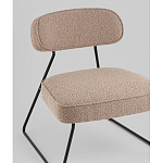 Кресло лаунж Kate букле капучино варинант исполнения - 2 | Loft Concept в Барнауле