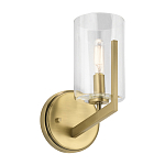 Бра с прозрачным плафоном в форме цилиндра Kichler варинант исполнения - 1 | Loft Concept в Барнауле