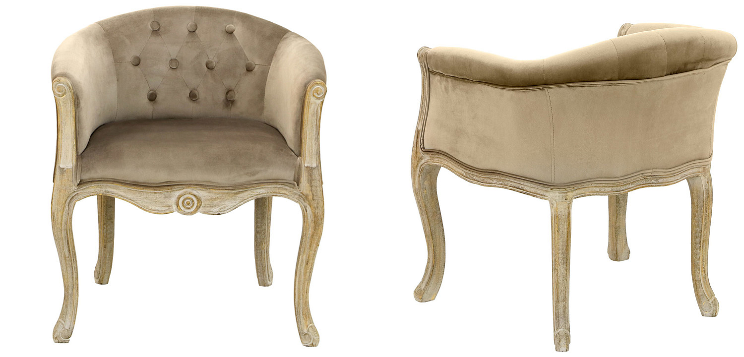 Кресло French Provence Armchair Roderic beige Кресло French Provence Armchair Roderic beige - Loft-Concept в Барнауле