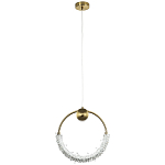 Подвесной светильник с плафоном в виде кольца Gilbertine Ring Hanging Lamp варинант исполнения - 2 | Loft Concept в Барнауле
