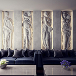 Барельеф FOUNTAIN OF INNOCENTS варинант исполнения - 1 | Loft Concept в Барнауле