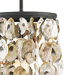 Подвесной светильник с подвесками из устричных раковин Sea Ravens варинант исполнения - 1 | Loft Concept в Барнауле