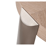 Столик журнальный круглый со светлым шпоном Light Veneer Table варинант исполнения - 3 | Loft Concept в Барнауле