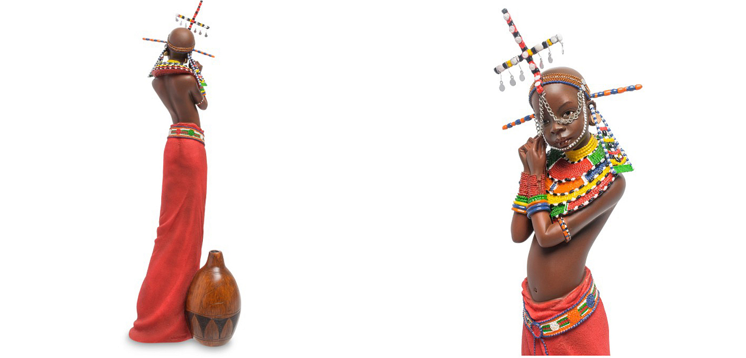 Статуэтка Tribe girl Masai Статуэтка Tribe girl Masai - Loft-Concept в Барнауле