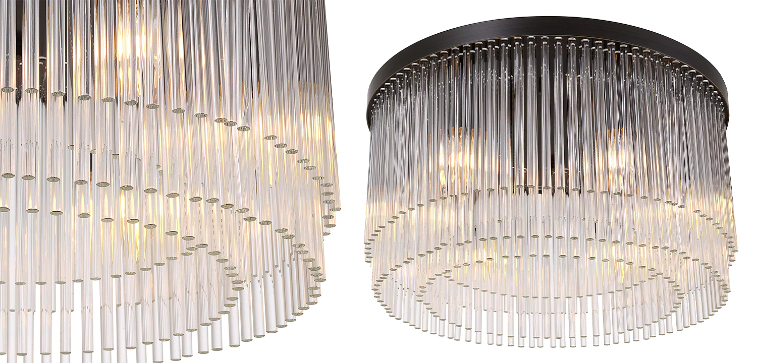 Потолочный светильник Eichholtz Ceiling Lamp Hector Bronze Потолочный светильник Eichholtz Ceiling Lamp Hector Bronze - Loft-Concept в Барнауле