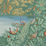 Обои ручная роспись Le Brésil Paille варинант исполнения - 1 | Loft Concept в Барнауле