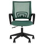 Офисное кресло с основанием из черного пластика Desk chairs Green варинант исполнения - 2 | Loft Concept в Барнауле
