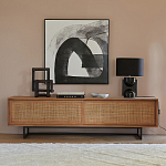 ТВ-тумба из массива тика Busto TV Stand варинант исполнения - 7 | Loft Concept в Барнауле