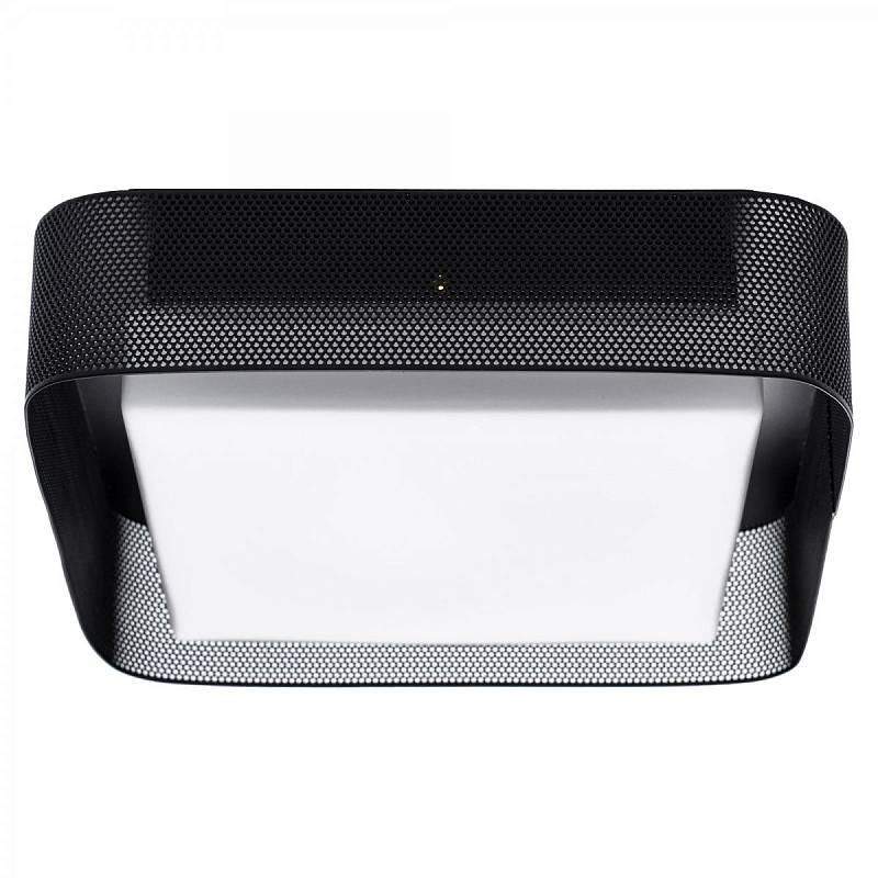 PRECISION Large Flush Mount Black Черный матовый Прозрачный белый в Барнауле | Loft Concept 