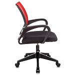 Офисное кресло с основанием из черного пластика Desk chairs Red варинант исполнения - 3 | Loft Concept в Барнауле