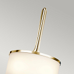 Бра вертикальное с белым полукруглым плафоном и длинным стержнем S Kichler варинант исполнения - 9 | Loft Concept в Барнауле