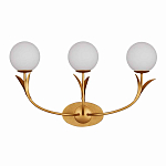 Бра с золотым каркасом в виде стебля с листьями Inspired by Nature варинант исполнения - 3 | Loft Concept в Барнауле