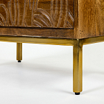 Прикроватная тумба с фактурным фасадом Termite варинант исполнения - 6 | Loft Concept в Барнауле