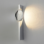 Бра с круглым зеркальным диском на прямоугольном соновании Reflection Circle Glow варинант исполнения - 5 | Loft Concept в Барнауле